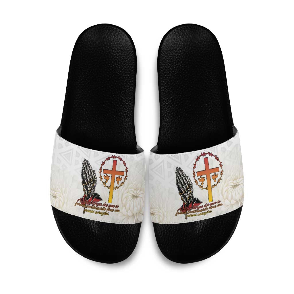 Angola All Souls Day Slide Sandals Together in Remembrance