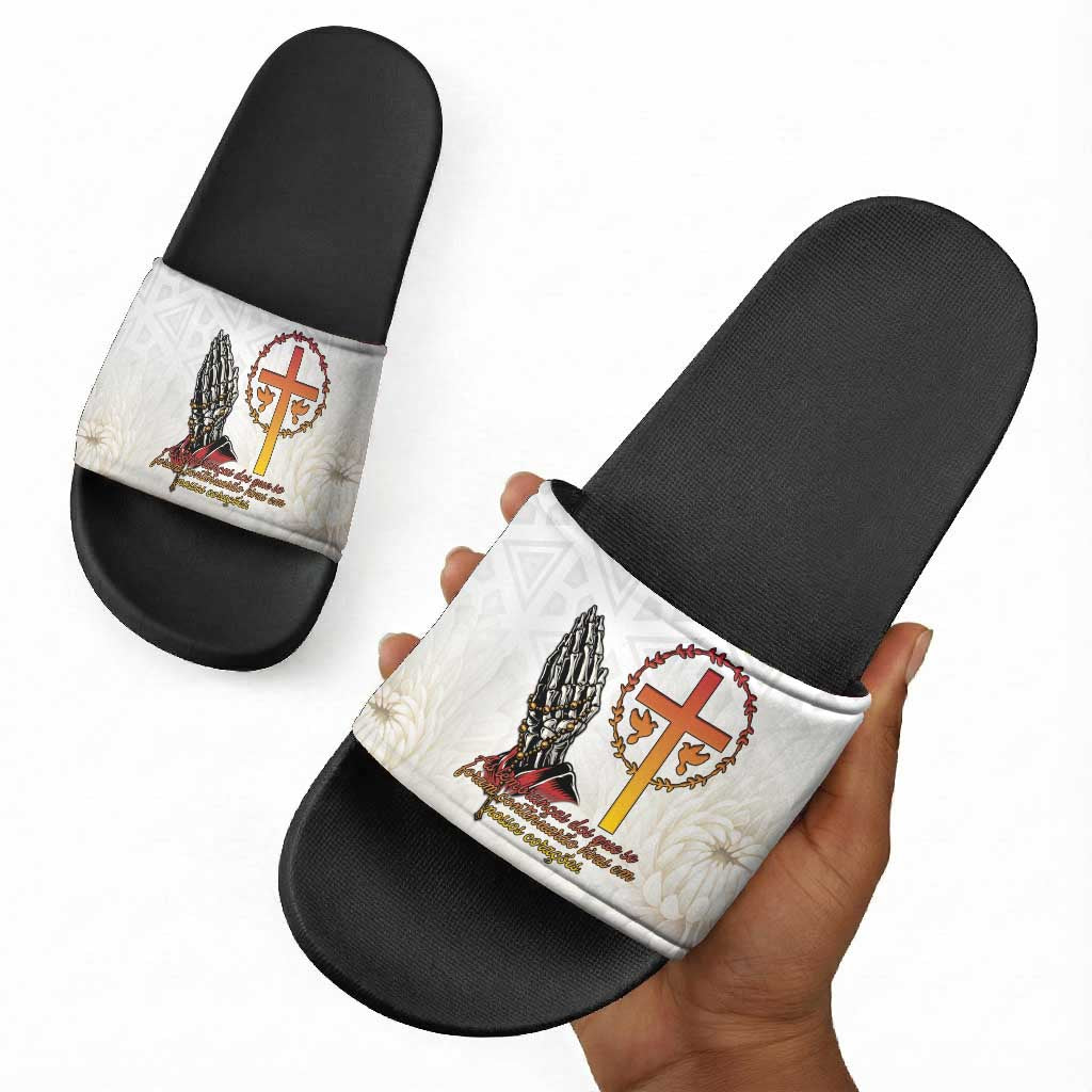 Angola All Souls Day Slide Sandals Together in Remembrance