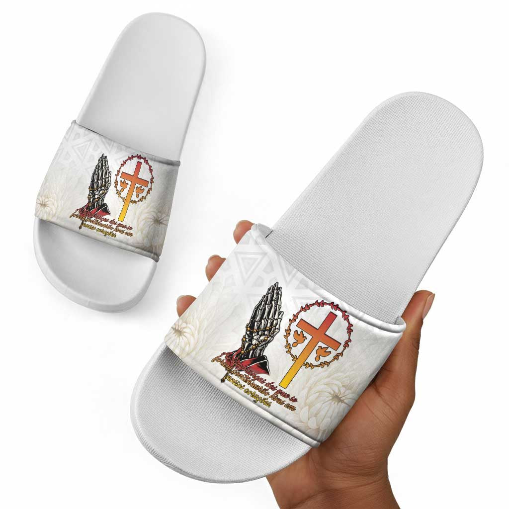 Angola All Souls Day Slide Sandals Together in Remembrance