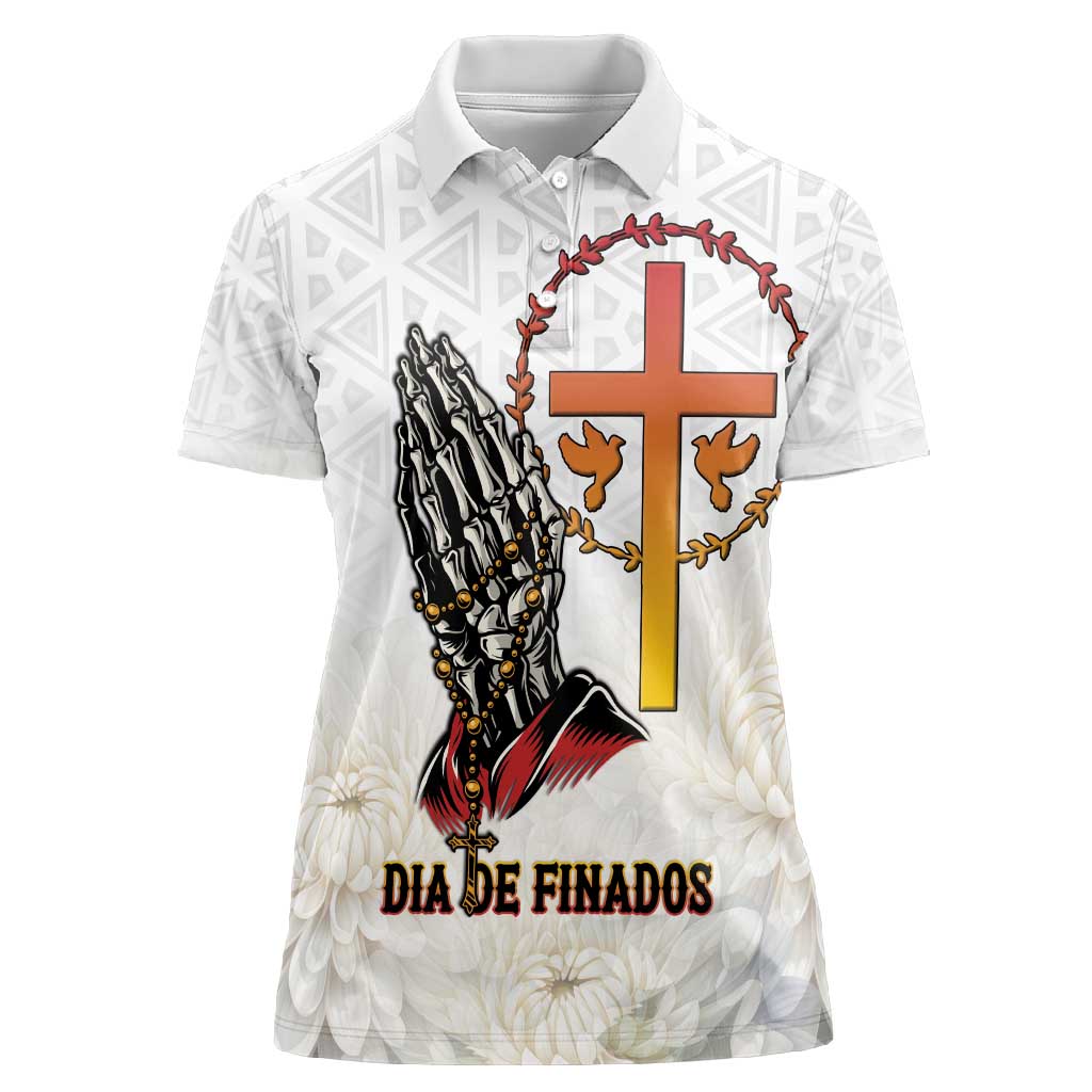 Gone but Never Forgotten Women Polo Shirt Angola All Souls Day - African Pride