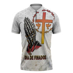 Angola All Souls Day Zipper Polo Shirt Together in Remembrance