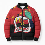 Happy Angola Bomber Puffer Jacket 50 Years of Independence
