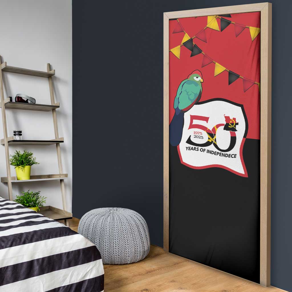 Happy Angola Door Cover 50 Years of Independence