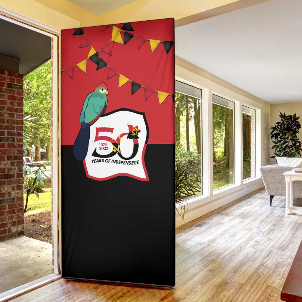 Happy Angola Door Cover 50 Years of Independence