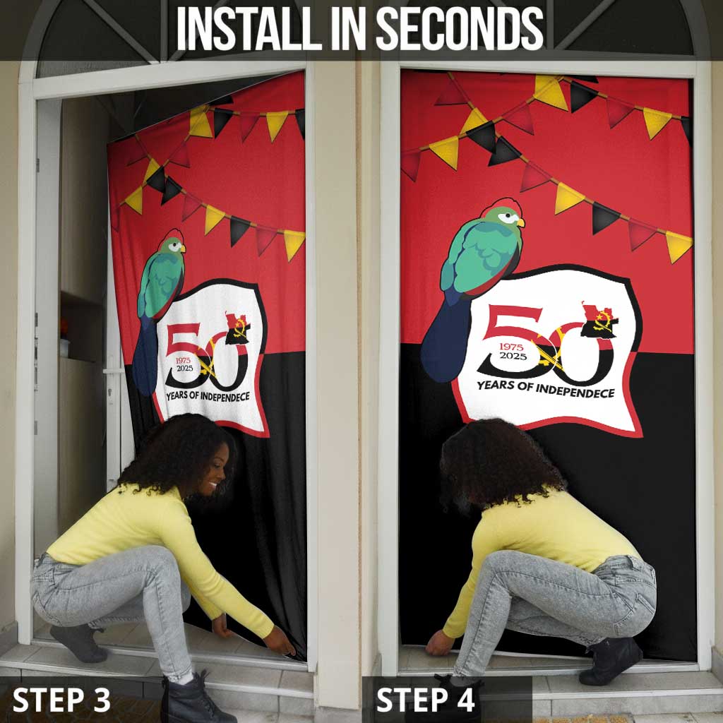 Happy Angola Door Cover 50 Years of Independence