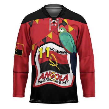 Happy Angola Hockey Jersey 50 Years of Independence