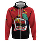 Happy Angola Independence Day Hoodie With Red-crested Turaco - African Pride