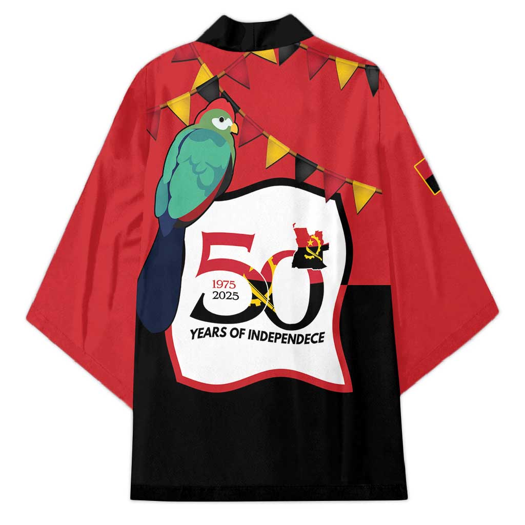 Happy Angola Kimono 50 Years of Independence