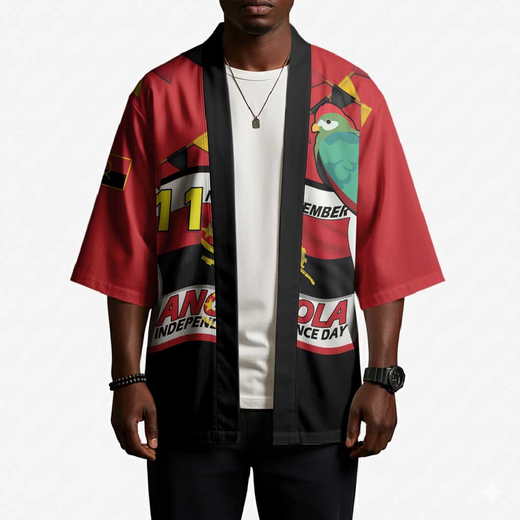 Happy Angola Kimono 50 Years of Independence
