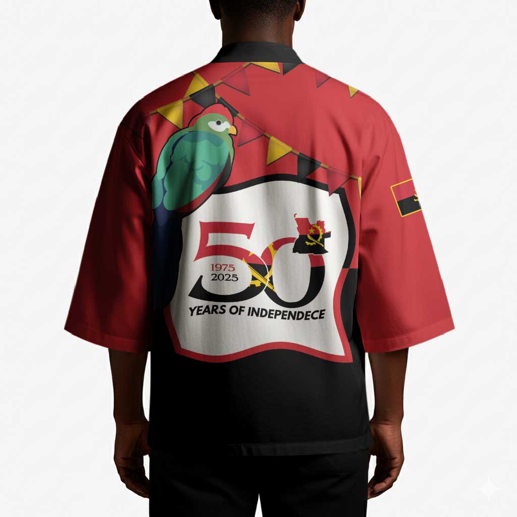 Happy Angola Kimono 50 Years of Independence