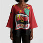 Happy Angola Kimono Sleeve Blouse 50 Years of Independence