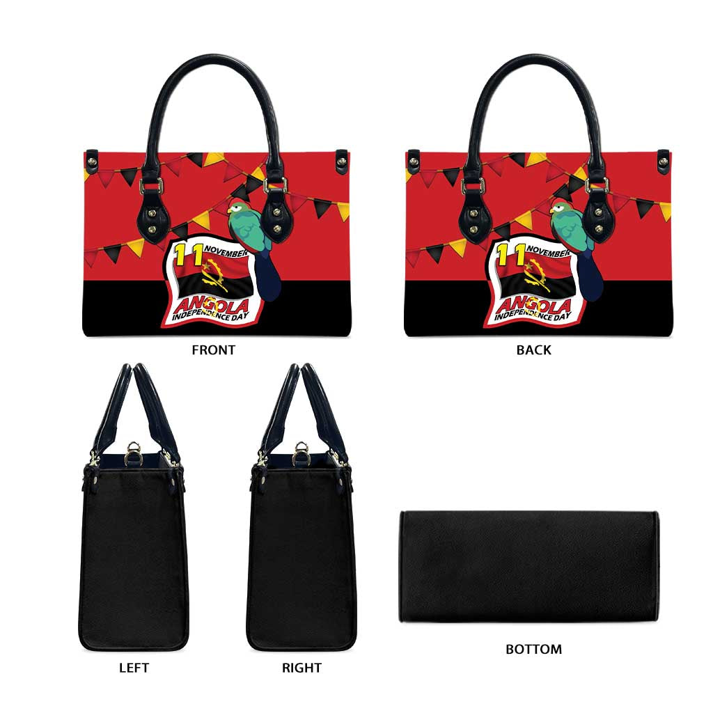 Happy Angola Leather Bag 50 Years of Independence
