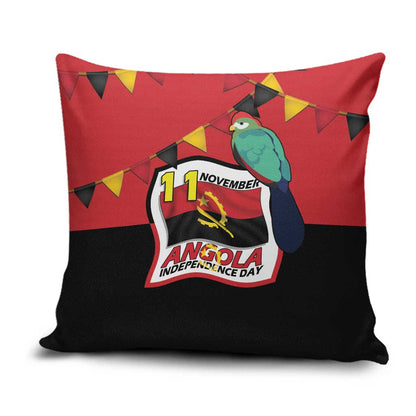 Happy Angola Pillow Cover 50 Years of Independence