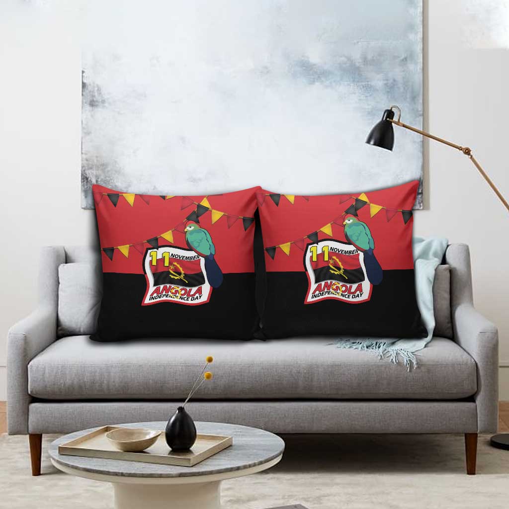 Happy Angola Pillow Cover 50 Years of Independence