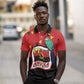 Happy Angola Independence Day Polo Shirt With Red-crested Turaco - African Pride