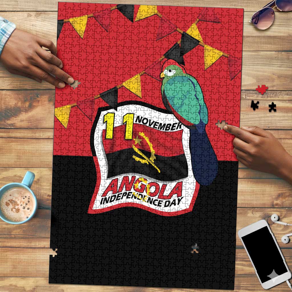 Happy Angola Puzzle 50 Years of Independence