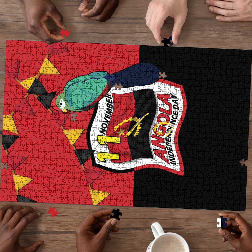 Happy Angola Puzzle 50 Years of Independence