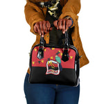 Happy Angola Independence Day Shoulder Handbag With Red-crested Turaco - African Pride