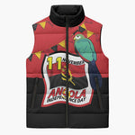 Happy Angola Sleeveless Puffer Jacket 50 Years of Independence