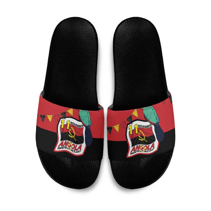 Happy Angola Slide Sandals 50 Years of Independence