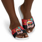Happy Angola Slide Sandals 50 Years of Independence