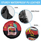 Happy Angola Independence Day Spare Tire Cover With Red-crested Turaco - African Pride