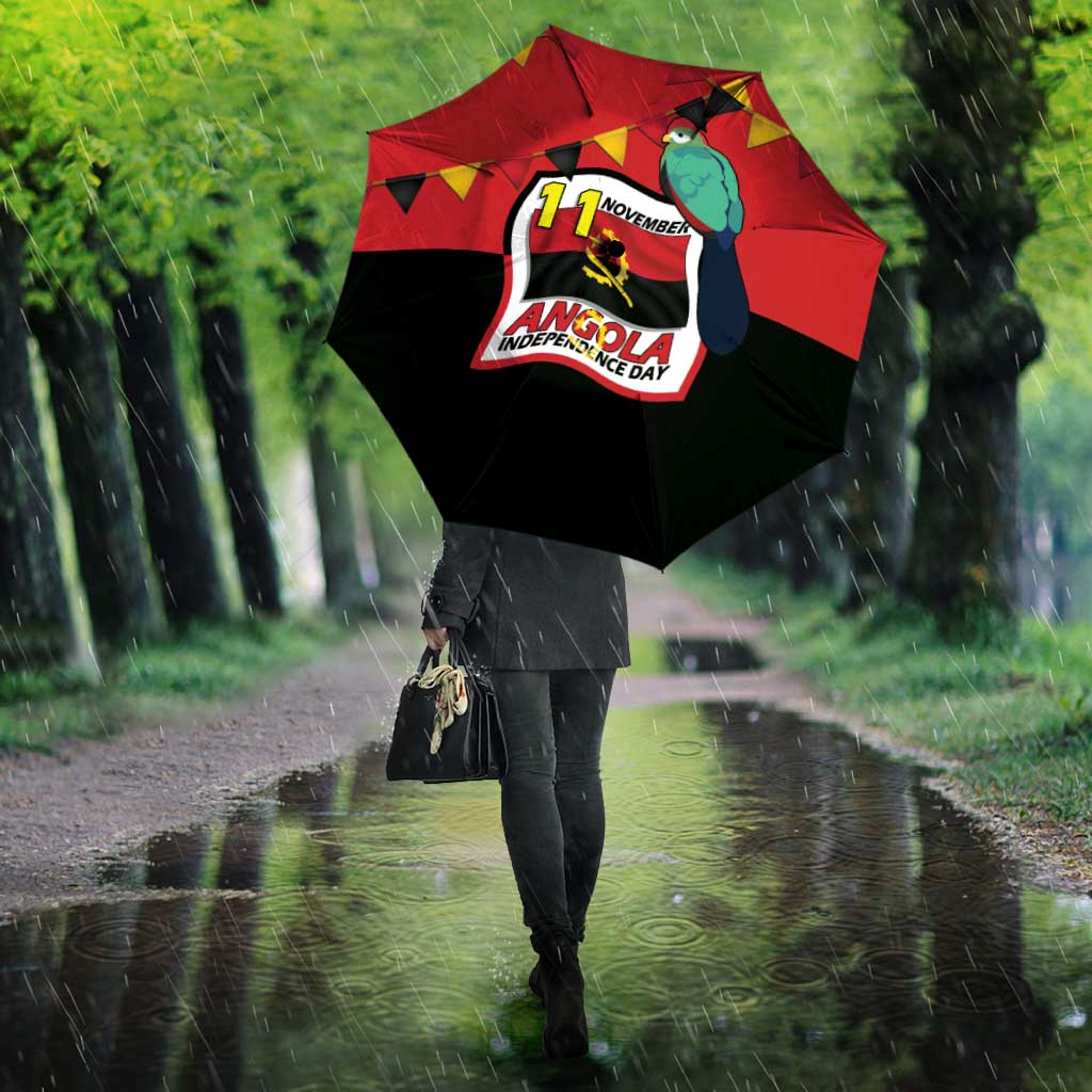 Happy Angola Umbrella 50 Years of Independence