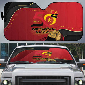 Angola Independence Day Auto Sun Shade Virtue Is Stronger When United