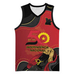 Personalized Dia da Independencia de Angola Basketball Jersey Virtus Unita Fortior LT15