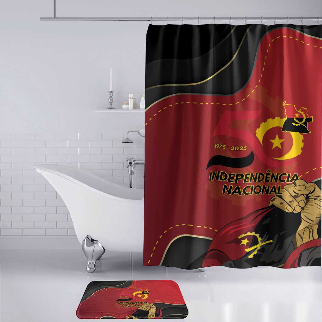 Angola Independence Day Bathroom Set Virtue Is Stronger When United
