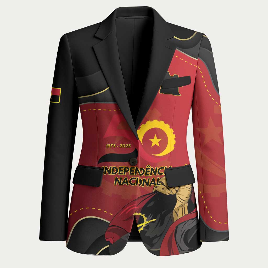 Personalized Angola Independence Day Blazer Virtue Is Stronger When United