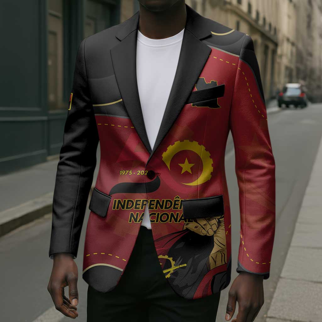 Personalized Angola Independence Day Blazer Virtue Is Stronger When United