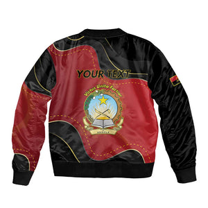 Personalized Dia da Independencia de Angola Bomber Jacket Virtus Unita Fortior - African Pride