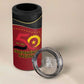 Personalized Dia da Independencia de Angola 4 in 1 Can Cooler Tumbler Virtus Unita Fortior - African Pride