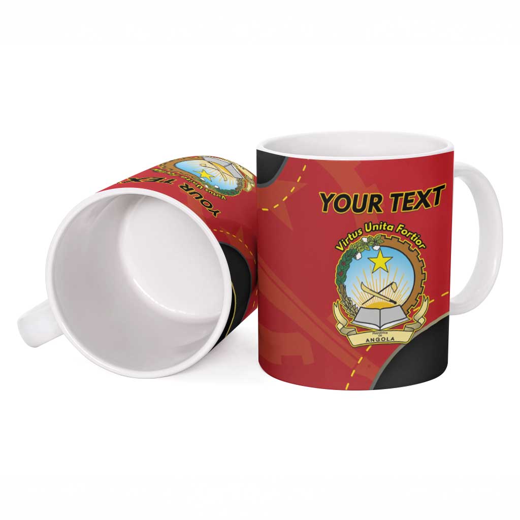Personalized Angola Independence Day Ceramic Mug Virtue Is Stronger When United