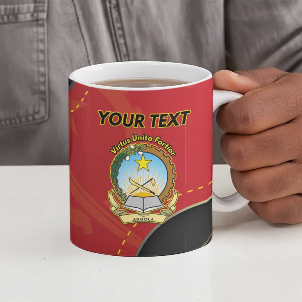 Personalized Angola Independence Day Ceramic Mug Virtue Is Stronger When United