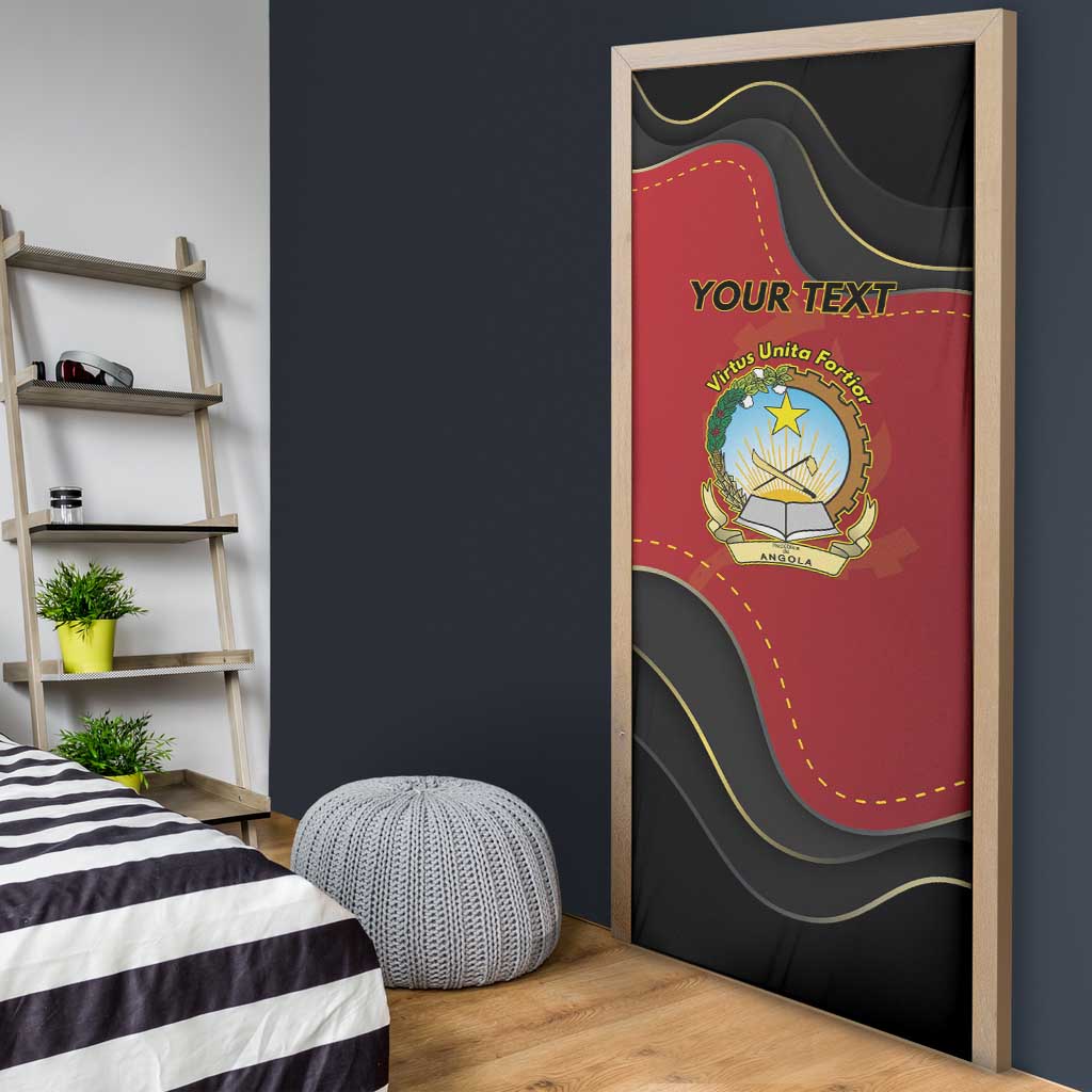 Personalized Angola Independence Day Door Cover Virtue Is Stronger When United