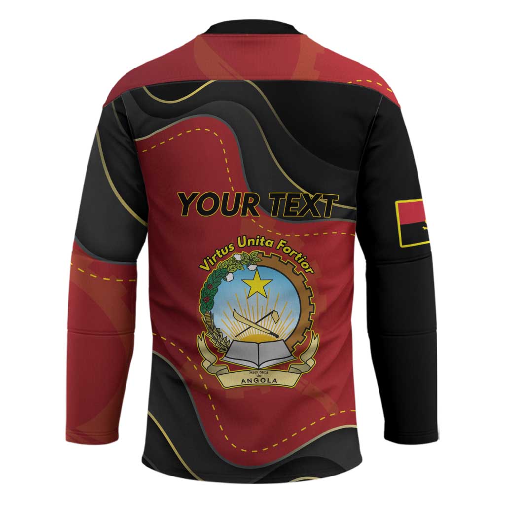 Personalized Angola Independence Day Hockey Jersey Virtue Is Stronger When United