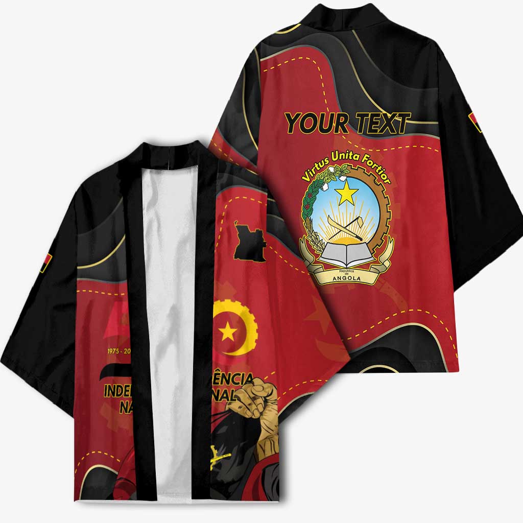 Personalized Angola Independence Day Kimono Virtue Is Stronger When United