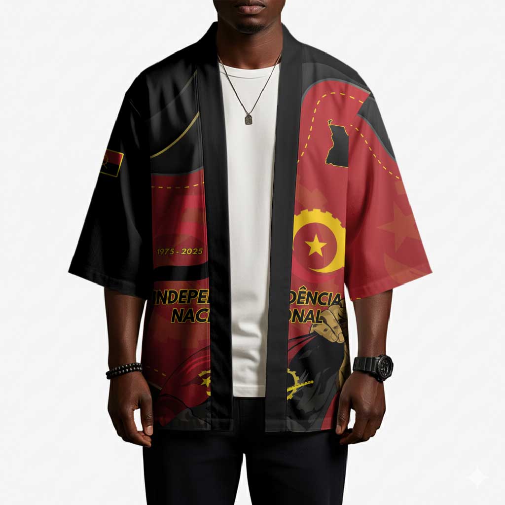 Personalized Angola Independence Day Kimono Virtue Is Stronger When United
