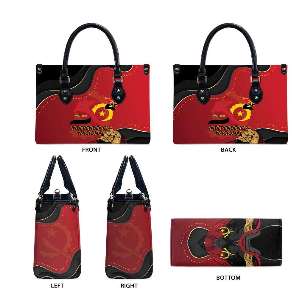 Angola Independence Day Leather Bag Virtue Is Stronger When United