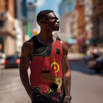 Personalized Dia da Independencia de Angola Men Tank Top Virtus Unita Fortior - African Pride