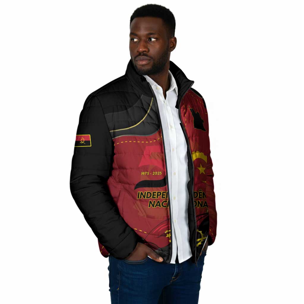 Personalized Angola Independence Day Padded Jacket Virtue Is Stronger When United