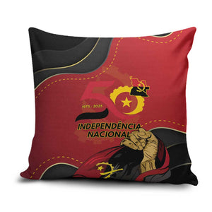 Angola Independence Day Pillow Cover Virtue Is Stronger When United