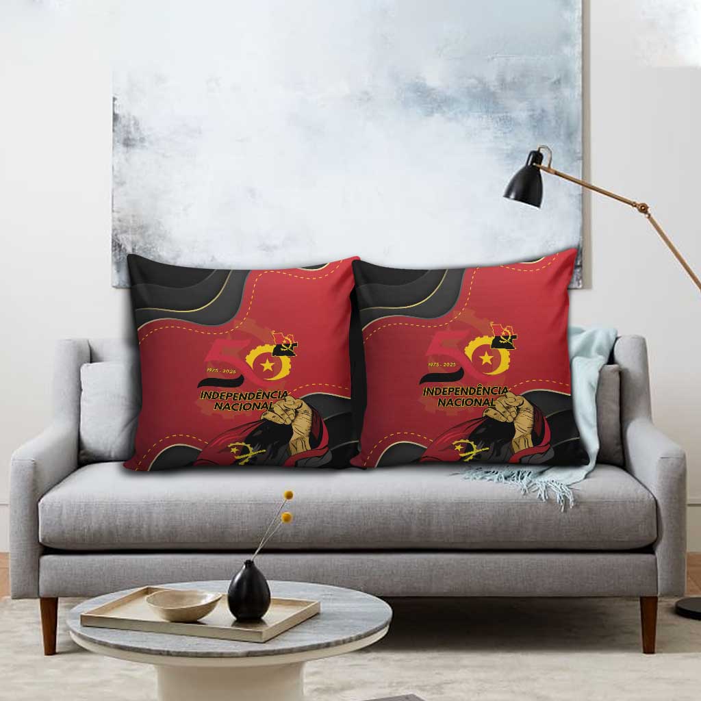 Angola Independence Day Pillow Cover Virtue Is Stronger When United
