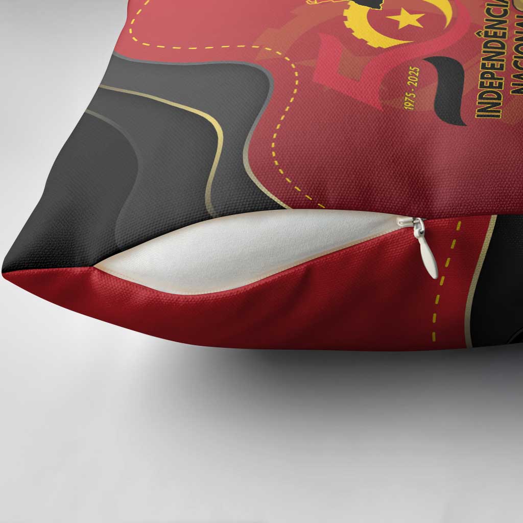 Angola Independence Day Pillow Cover Virtue Is Stronger When United