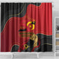 Dia da Independencia de Angola Shower Curtain Virtus Unita Fortior - African Pride