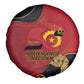Dia da Independencia de Angola Spare Tire Cover Virtus Unita Fortior - African Pride