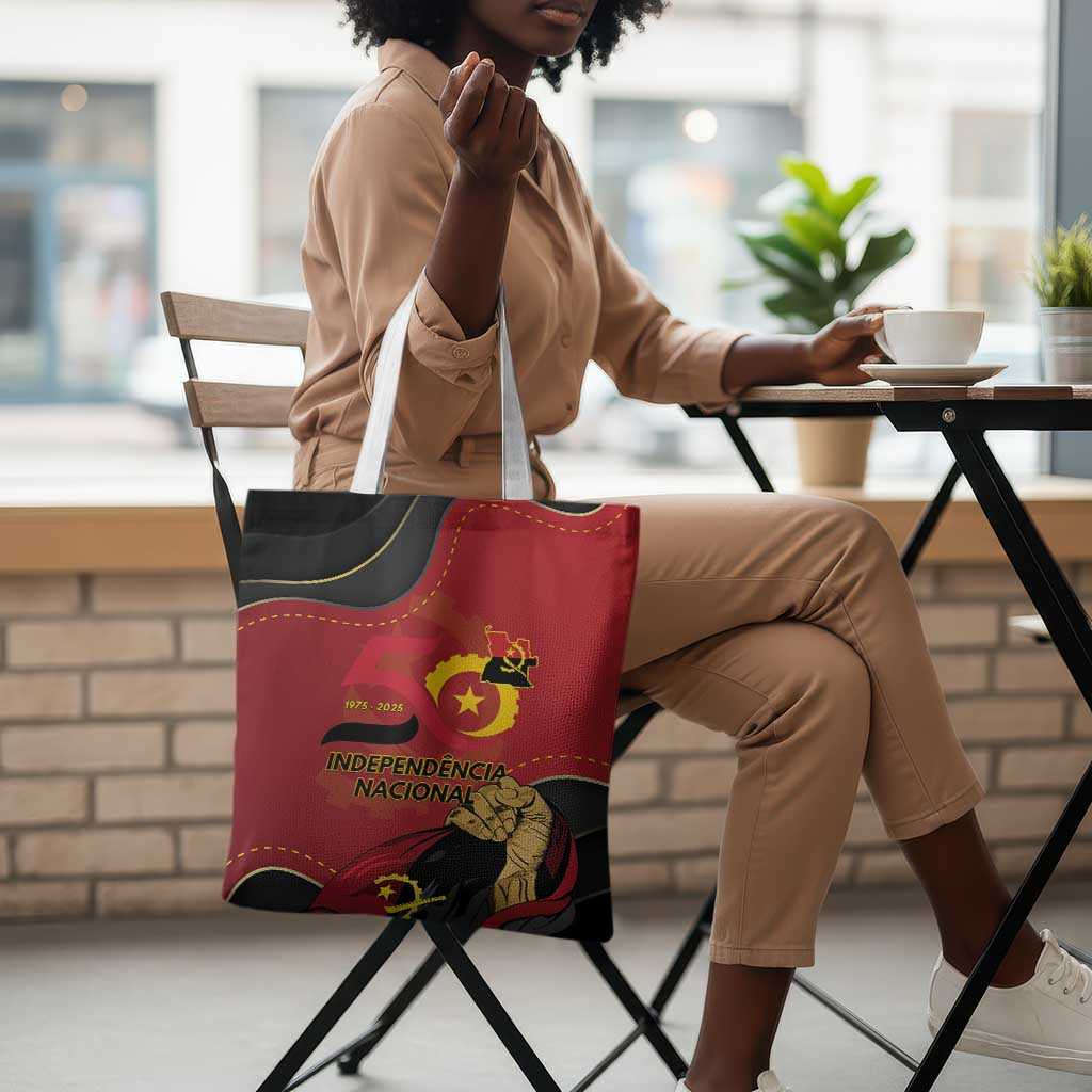 Angola Independence Day Tote Bag Virtue Is Stronger When United
