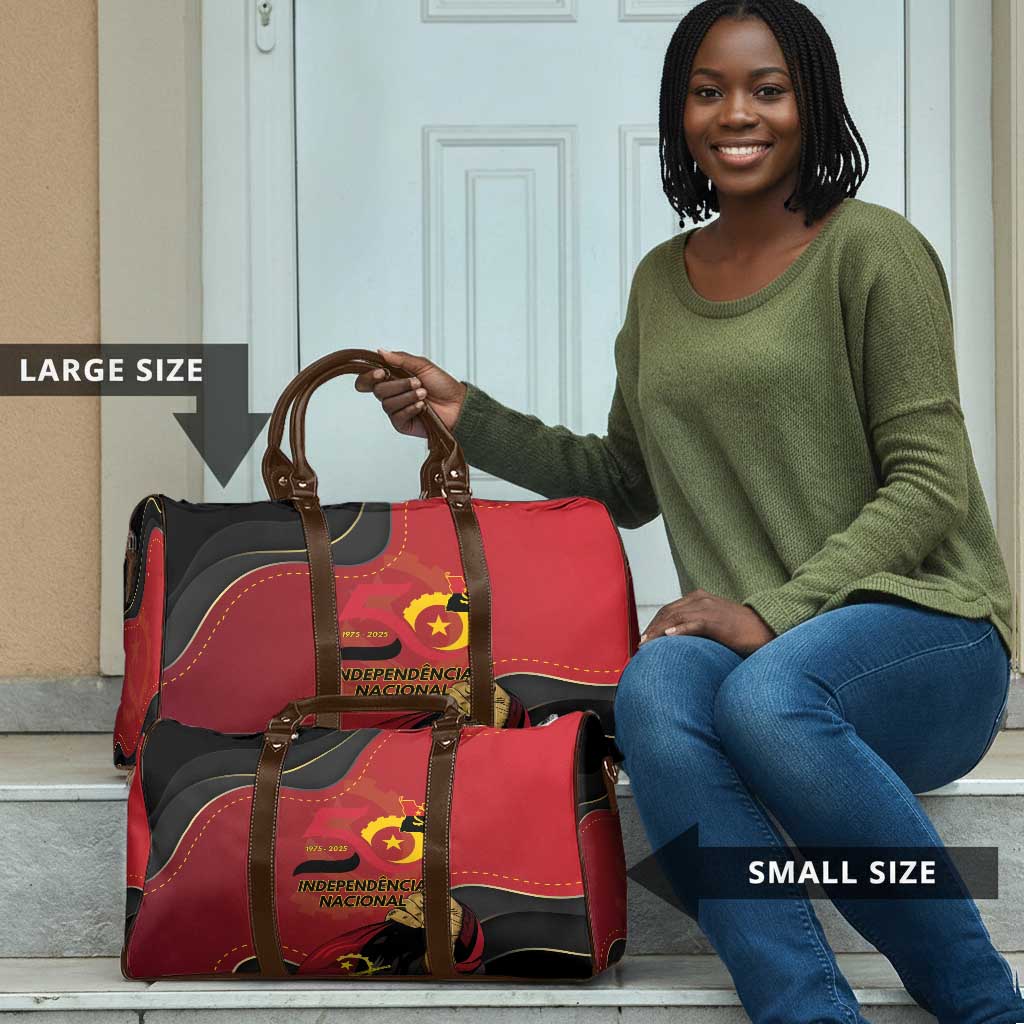 Angola Independence Day Travel Bag Virtue Is Stronger When United